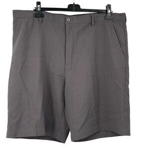 IZOD Golf Classic Gray Herringbone‎ Shorts Casual Comfort Performance Size 40
